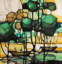 Salman Farooqi, 12 x 12 Inch, Acrylic on Canvas, Landscape Painting, AC-SF-667 Salman Farooqi, 12 x 12 Inch, Acrylic on Canvas, Landscape Painting, AC-SF-667